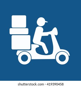delivery moped icon
