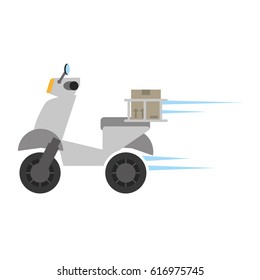 delivery motorcycle box fast