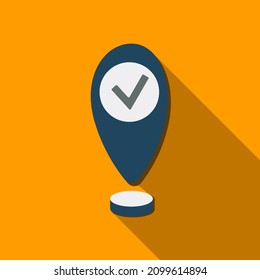 Delivery or navigator sign vector icon