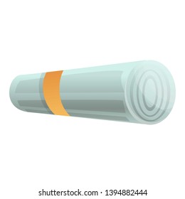 Delivery newspaper icon. Cartoon of delivery newspaper vector icon for web design isolated on white background