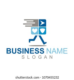 Delivery On Time Logo, Ready For Use