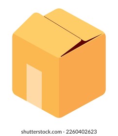 delivery open box icon white background