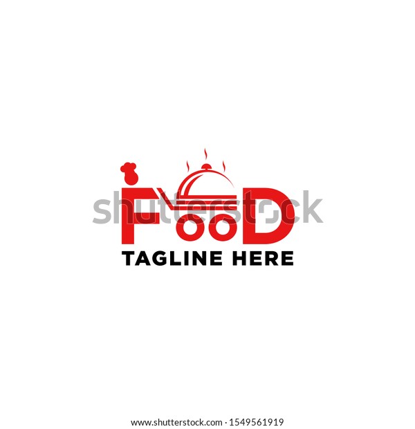 Delivery Order Logo Food Logo Design Stock Vector (royalty Free 