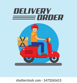 Delivery Order Poster for Web or Shop