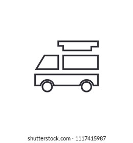 Delivery Outline Modern Simple Vector Icon