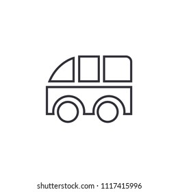 Delivery Outline Modern Simple Vector Icon