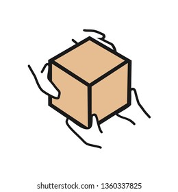 delivery package illustration