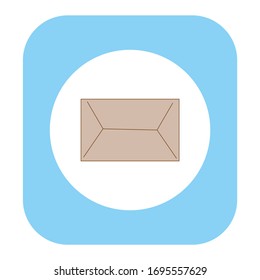 delivery package on white background, vector
