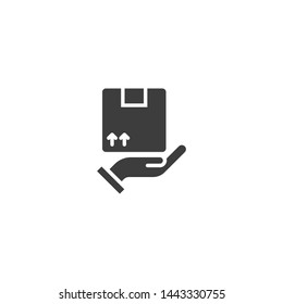 Delivery Package vector glyph style icon