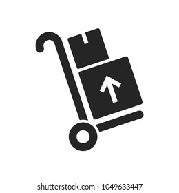 Delivery packages icon vector