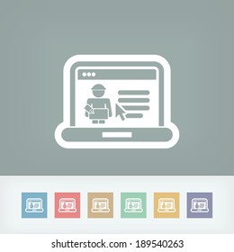 Delivery page of e-commerce website