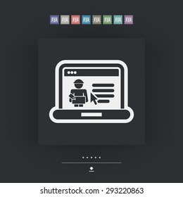 Delivery page of e-commerce website
