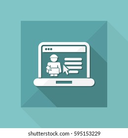 Delivery page of e-commerce website