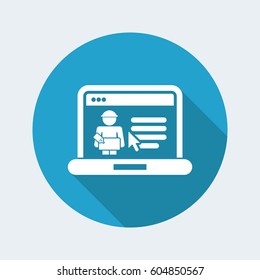 Delivery page of e-commerce website