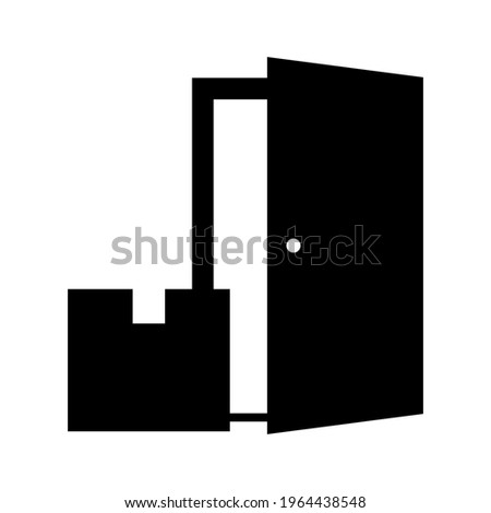 Delivery, parcel, to door, recieved icon vector image. Can also be used for Delivery and logistics. Suitable for use on web apps, mobile apps and print media.