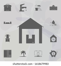 Delivery of a parcel icon. Web icons universal set for web and mobile