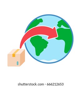 Delivery of parcels around the world