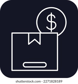 Delivery pay delivery service icons with black filled outline style. Shipping logistics symbol sign. Simple vector illustration. Related to package, fee, fast courier