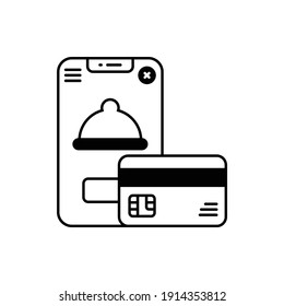 Delivery Payment  Vector Icon Style Illustration. EPS 10 File