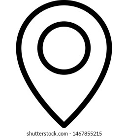 Delivery pin for parcel delivery location making