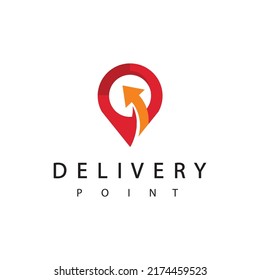 Delivery Point Logo Logistic And Expedition