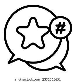 Delivery post icon outline vector. Smm cross. Media platform