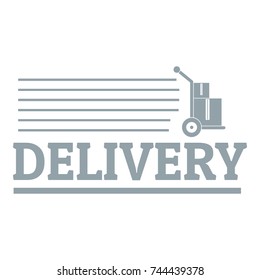 Delivery post logo. Simple illustration of delivery post vector logo for web