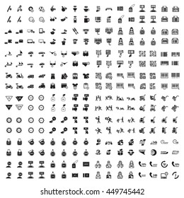 Delivery, Price, Barcode and shopping set 256 icons