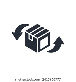 delivery process icon. vector.Editable stroke.linear style sign for use web design,logo.Symbol illustration.