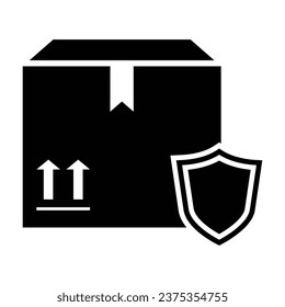 Delivery Protection Icon, Vector Graphics