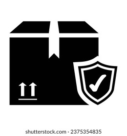 Delivery Protection Icon, Vector Graphics