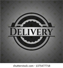 Delivery realistic black emblem