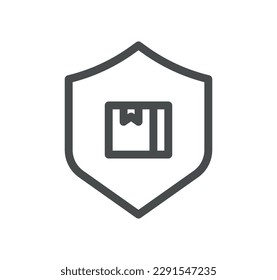 Delivery related icon outline and linear vector.