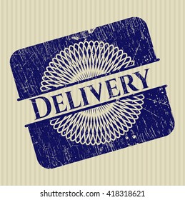 Delivery rubber stamp
