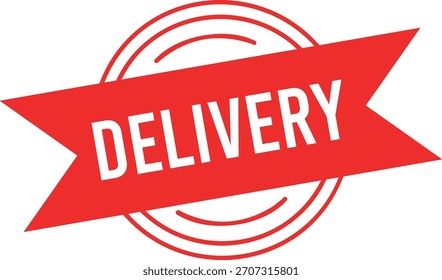 Delivery rubber stamp. Red Free delivery rubber grunge stamp vector illustration - Vector