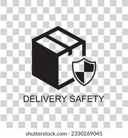 delivery safety icon , package icon