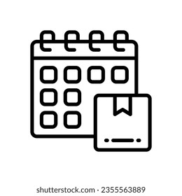Lieferzeitsymbol für Ihre Website, Ihr Handy, Ihre Präsentation und Ihr Logo-Design.