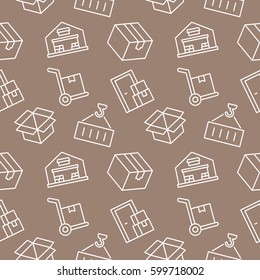 Delivery Seamless pattern vector background