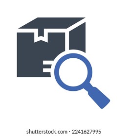 Delivery-Search-Symbol, Vektorgrafik