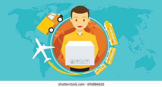 Worldwide Shipping Images Stock Photos Vectors Shutterstock