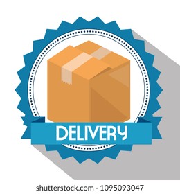 delivery service box carton