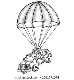 delivery service by parachute
