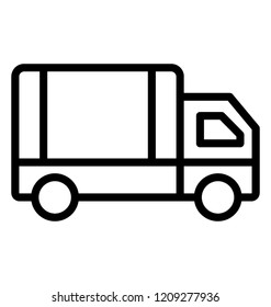 Delivery service by a van 