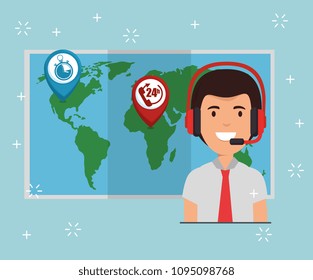 delivery service with call center agent