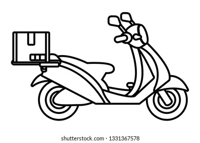 delivery service cartoon