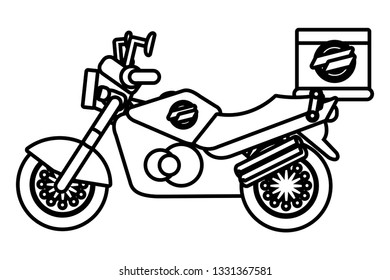 delivery service cartoon