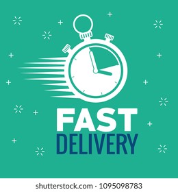 delivery service with chronometer