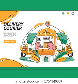 Delivery Service Completed Sending Order