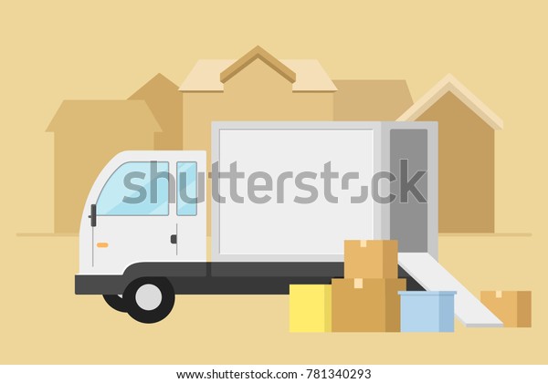 Delivery service concept\
illustration.