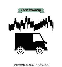 delivery service concept isolated icon vector illustration design